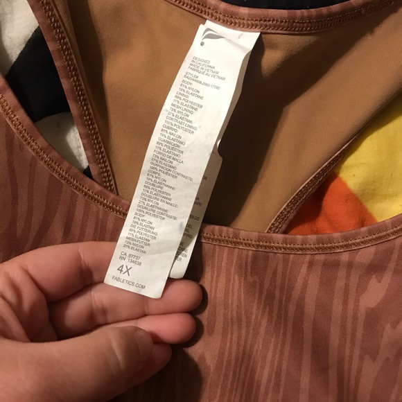 Fabletics Sage Printed Impact Medium Sports Bra - Picture 4 of 7